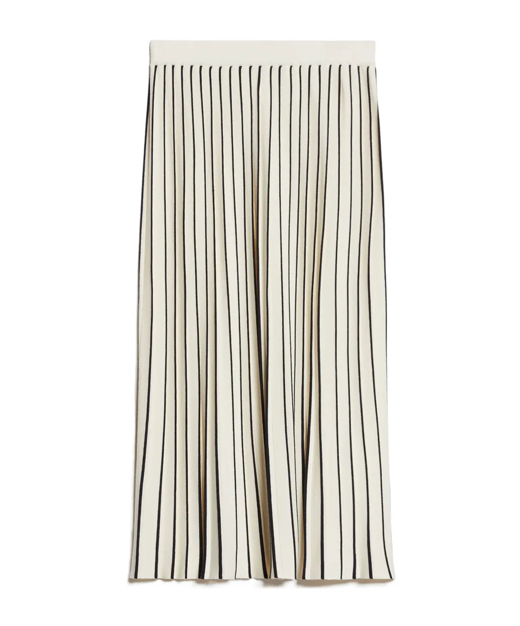 Weekend Max Mara Finance Pleated Midi Skirt