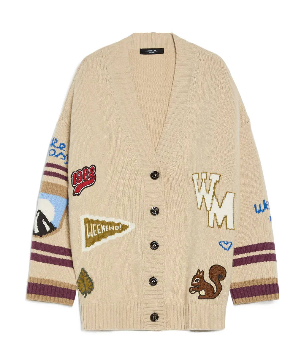 Weekend Max Mara Buttoned V-Neck Cardigan