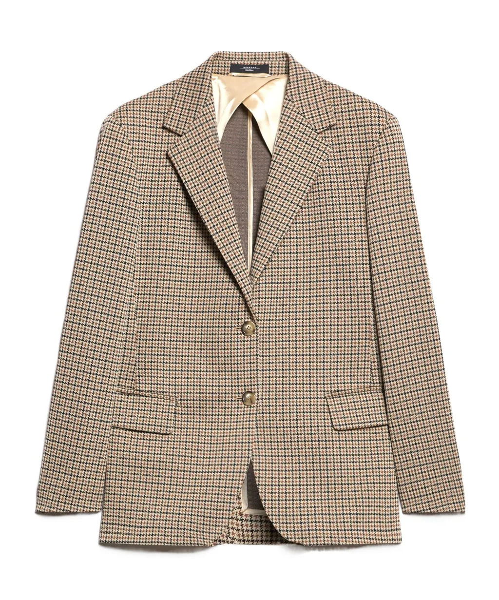Max Mara Weekend Veletta Jacquard Single-Breasted Blazer