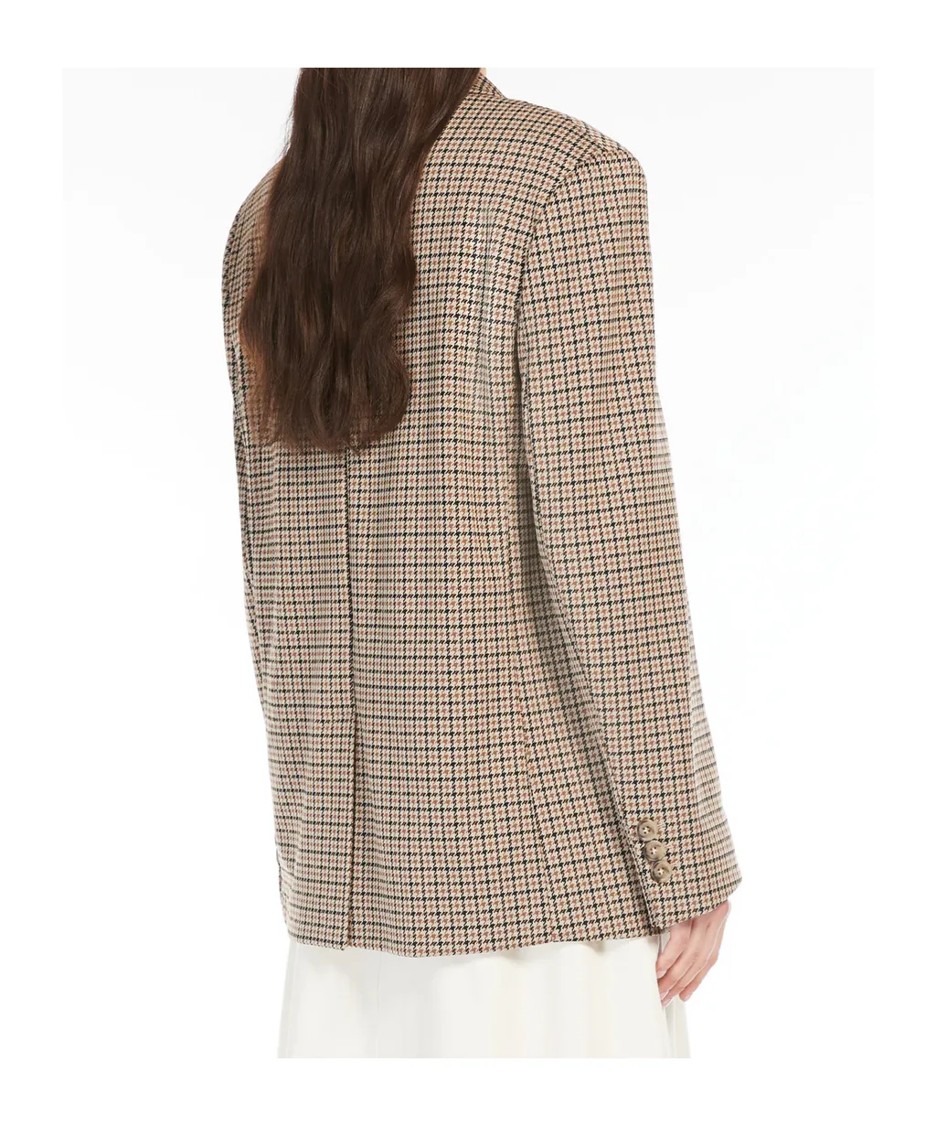 Max Mara Weekend Veletta Jacquard Single-Breasted Blazer