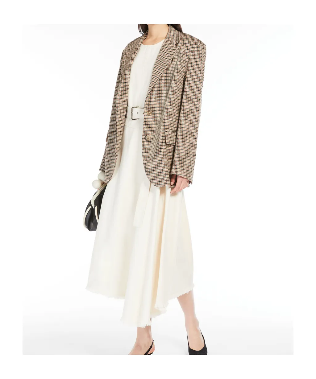 Max Mara Weekend Veletta Jacquard Single-Breasted Blazer