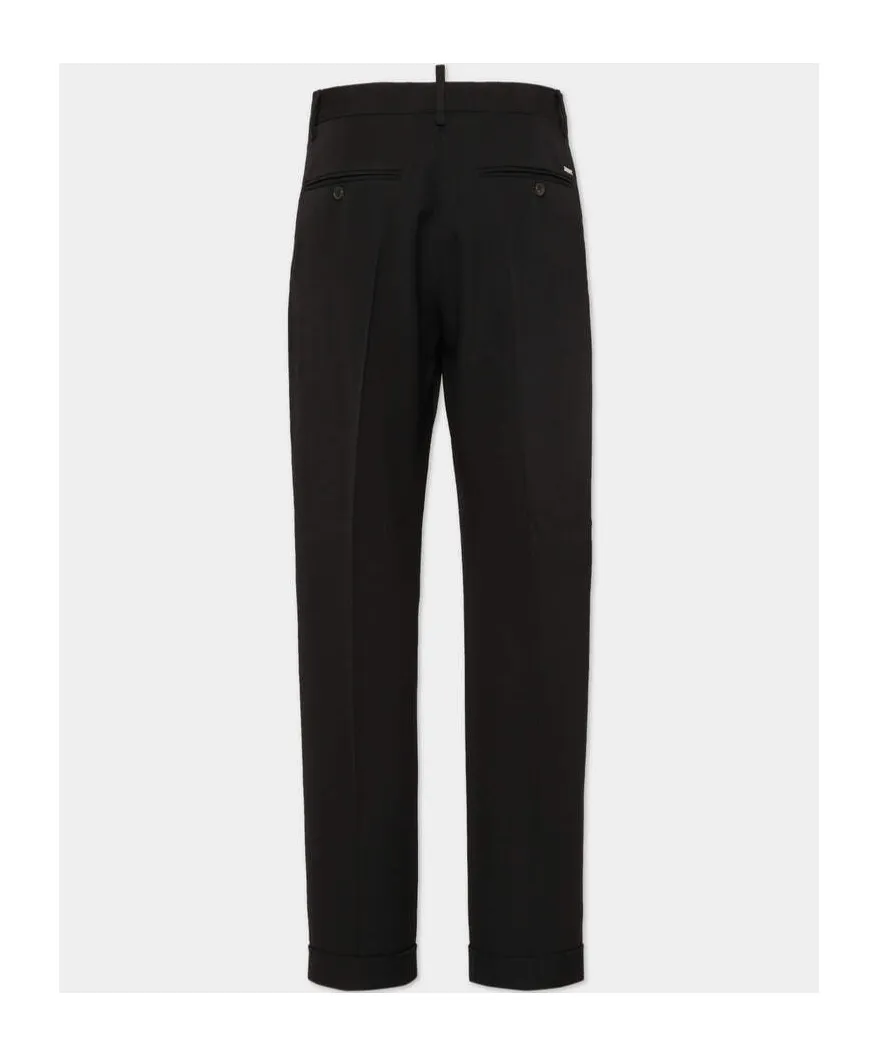 Dsquared2 Mid-Rise Straight-Leg Tailored Trousers