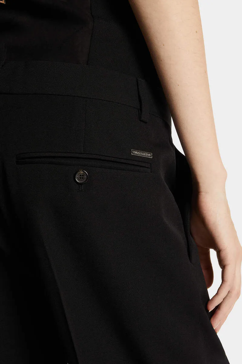 Dsquared2 Mid-Rise Straight-Leg Tailored Trousers