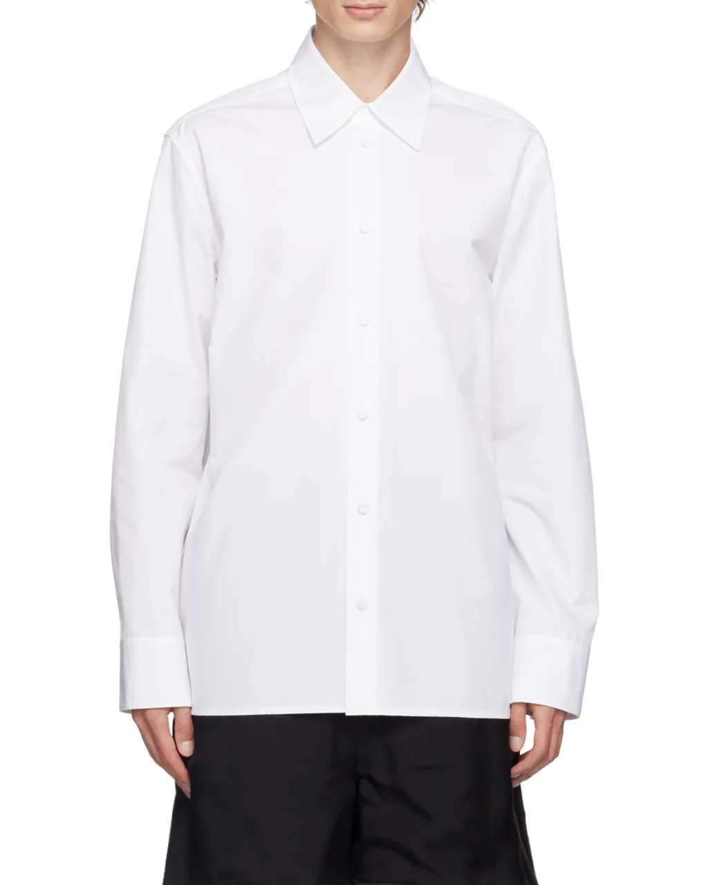 Long-Sleeved Cotton Shirt