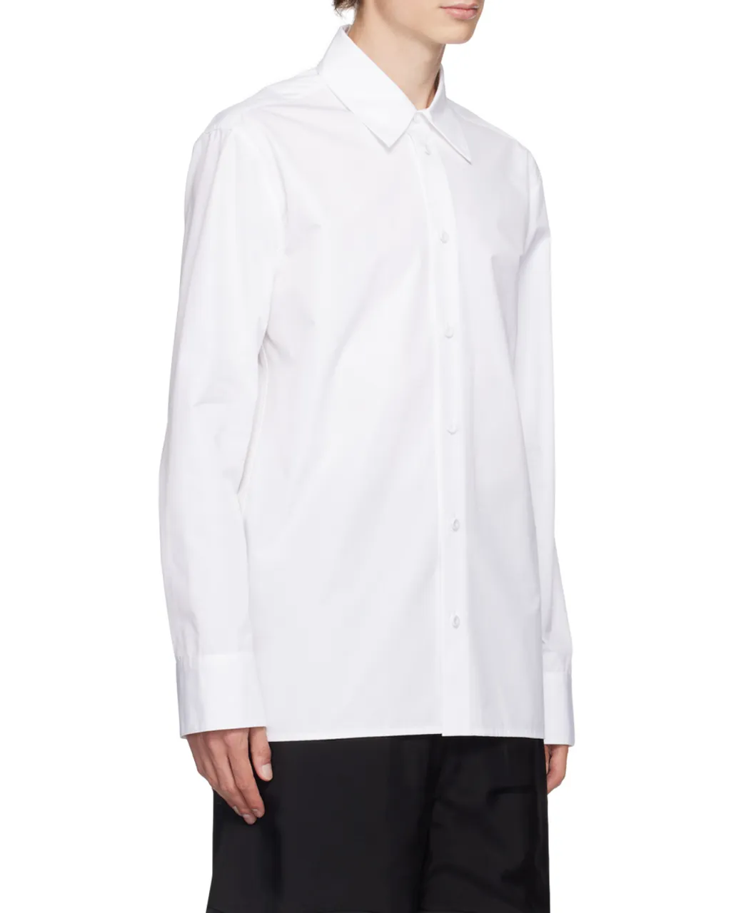 Long-Sleeved Cotton Shirt