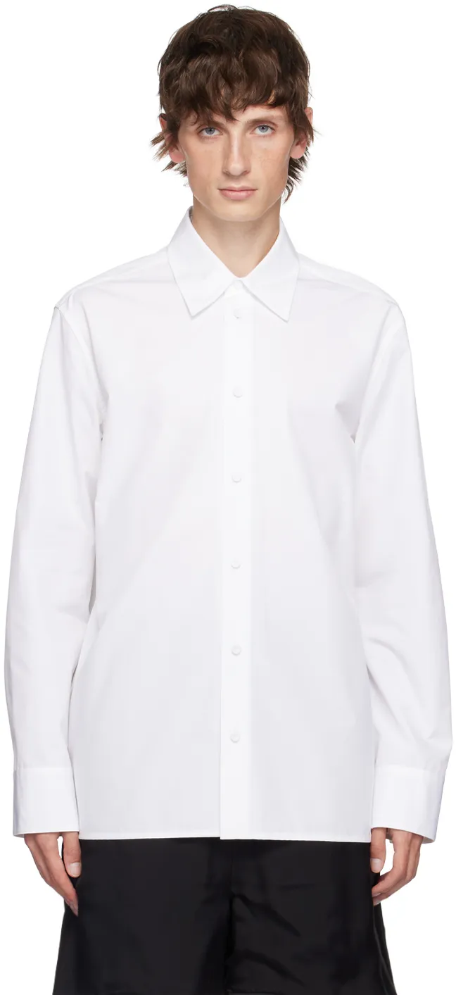 Long-Sleeved Cotton Shirt