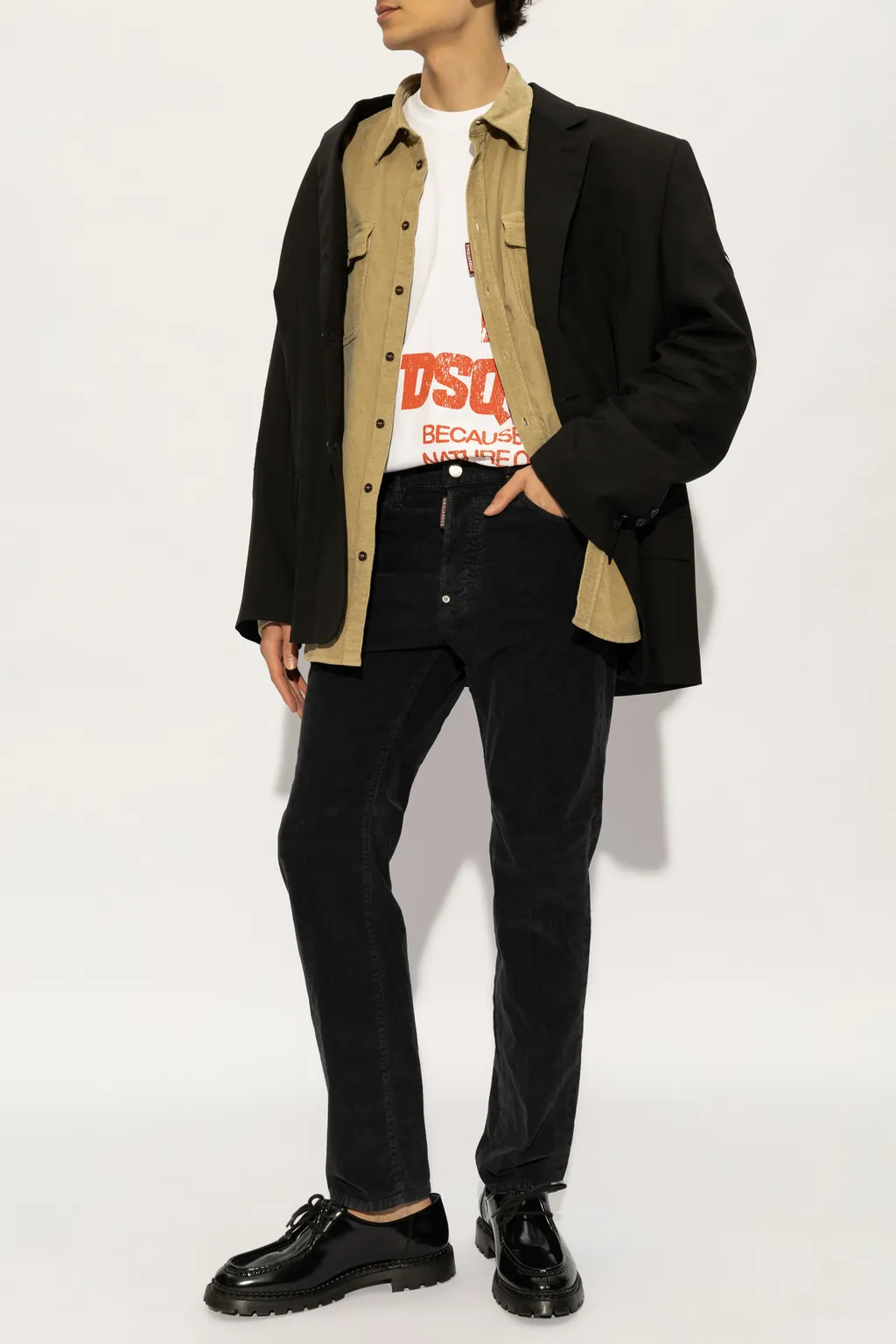 Dsquared2 Straight-Leg Corduroy Trousers