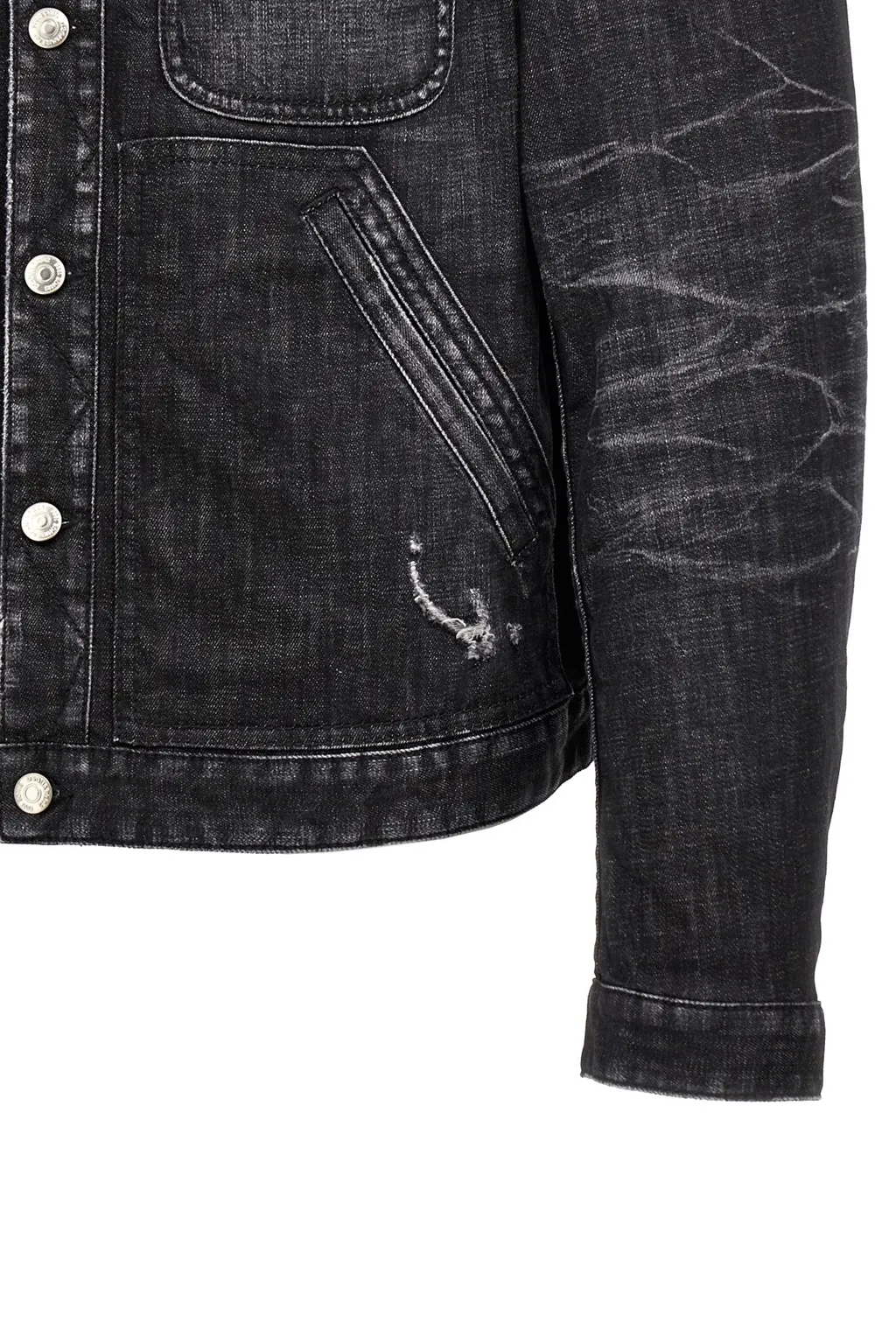 Dsquared2 Distressed Denim Jacket