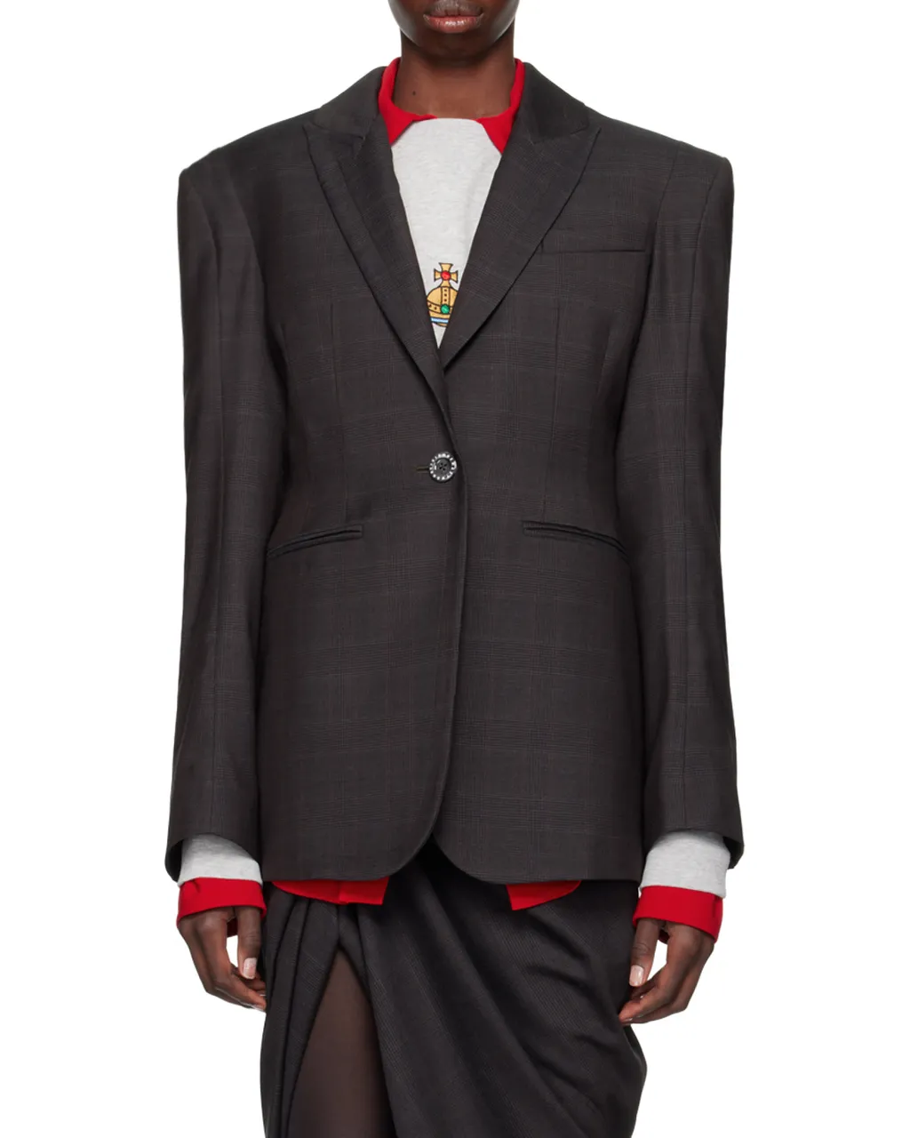 Vivienne Westwood Sb Alien Lauren Single-Breasted Blazer