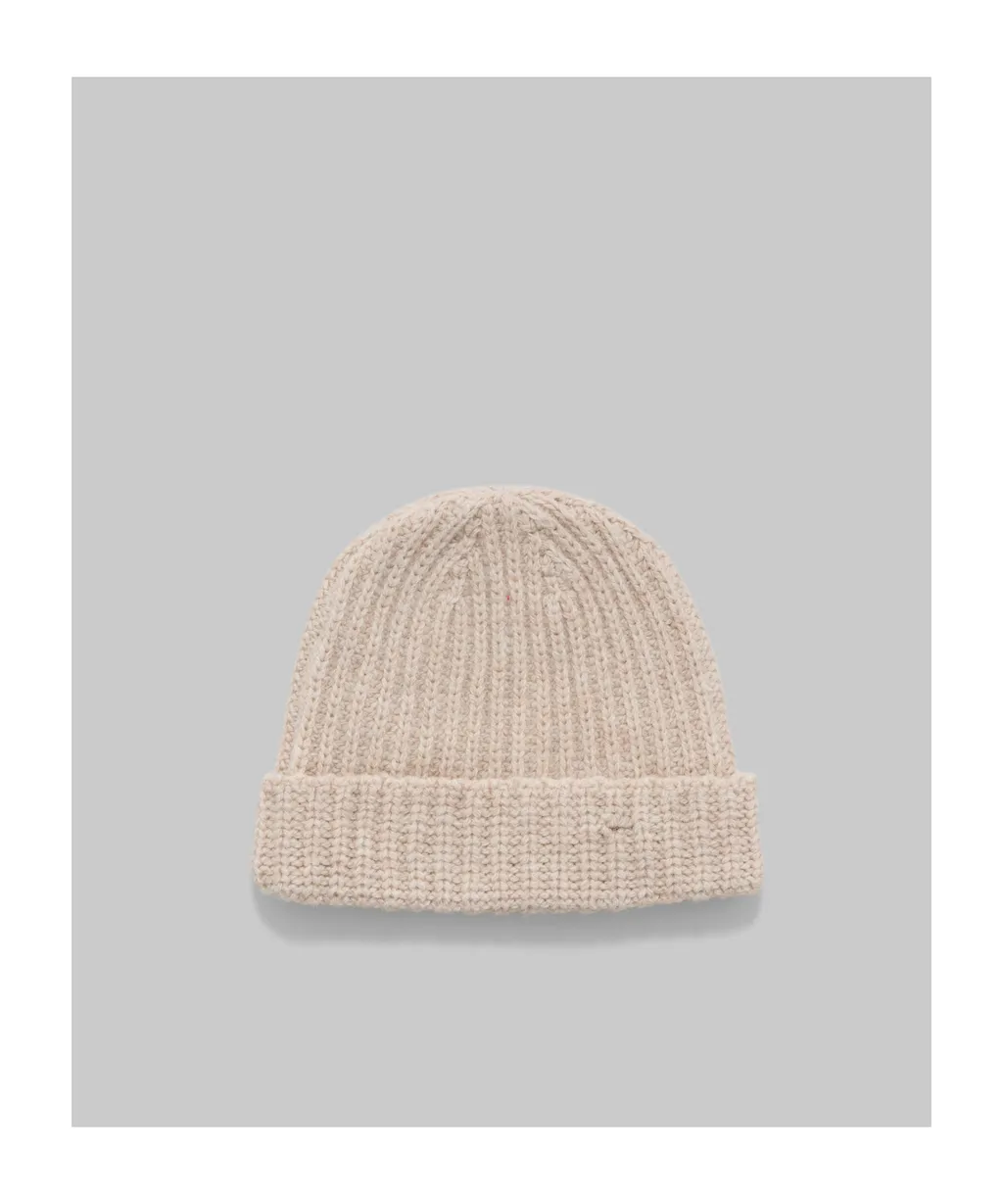 Marni Logo Embroidered Ribbed Knit Beanie