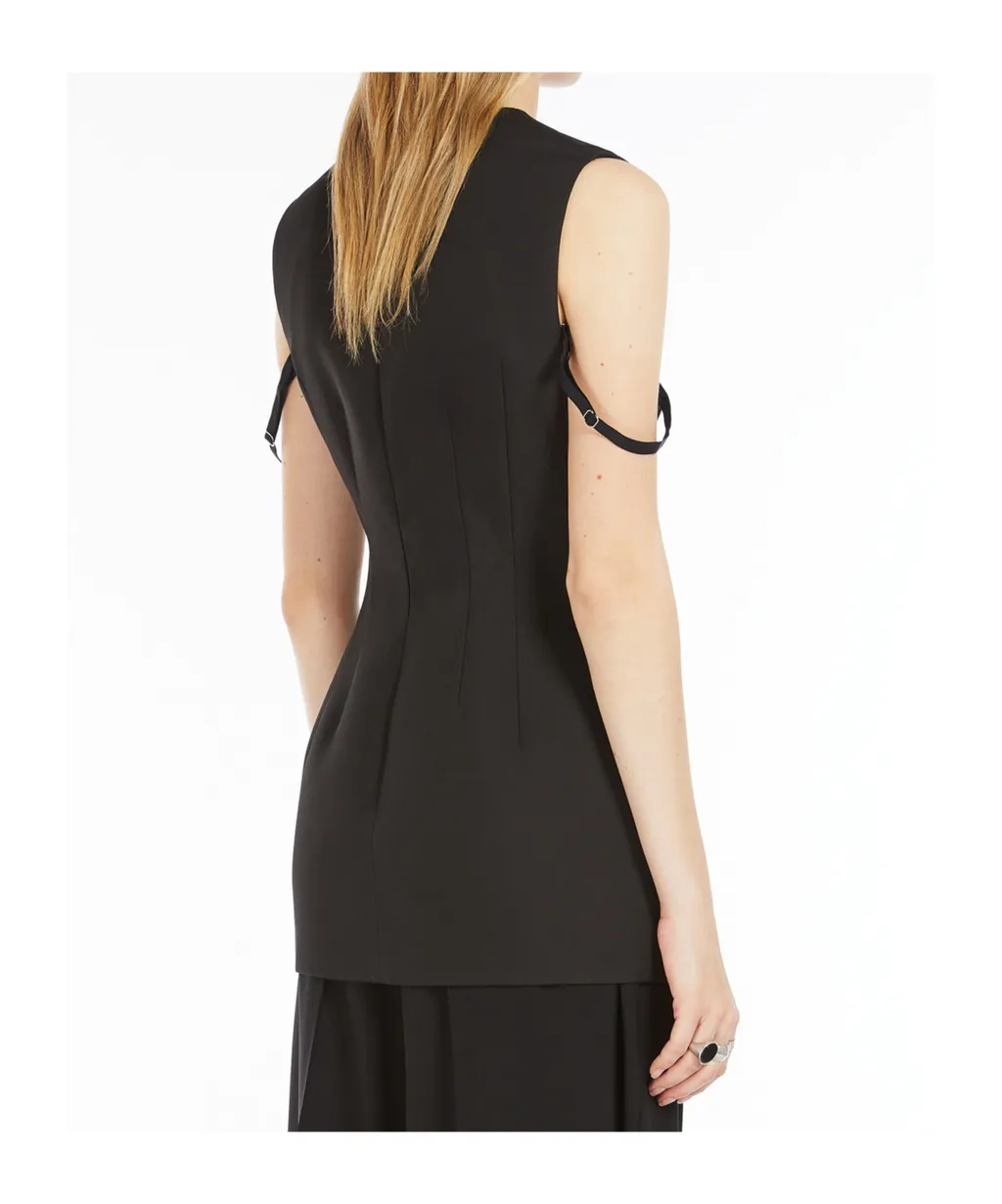 Corset-Style Sleeveless Top