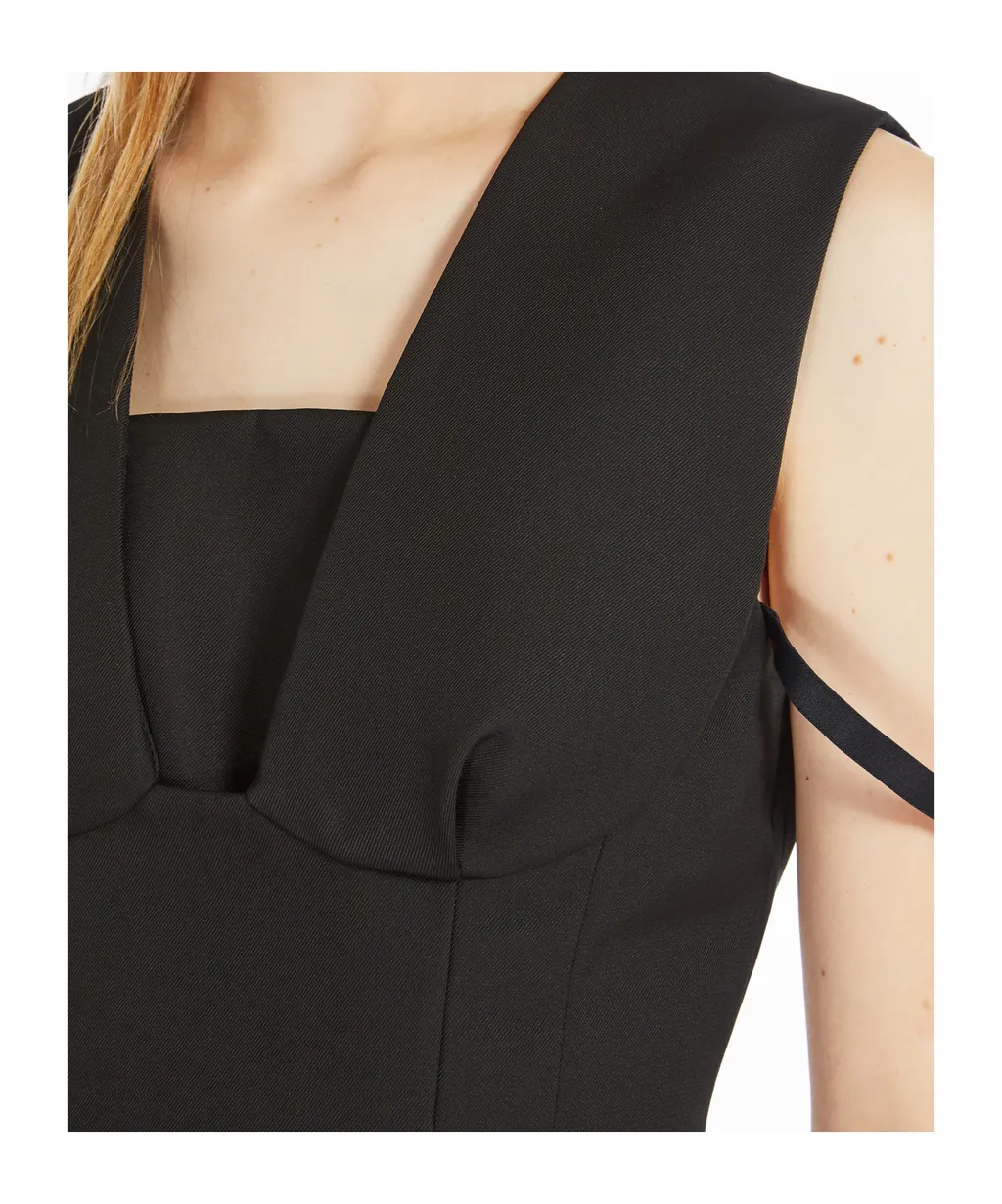 Corset-Style Sleeveless Top