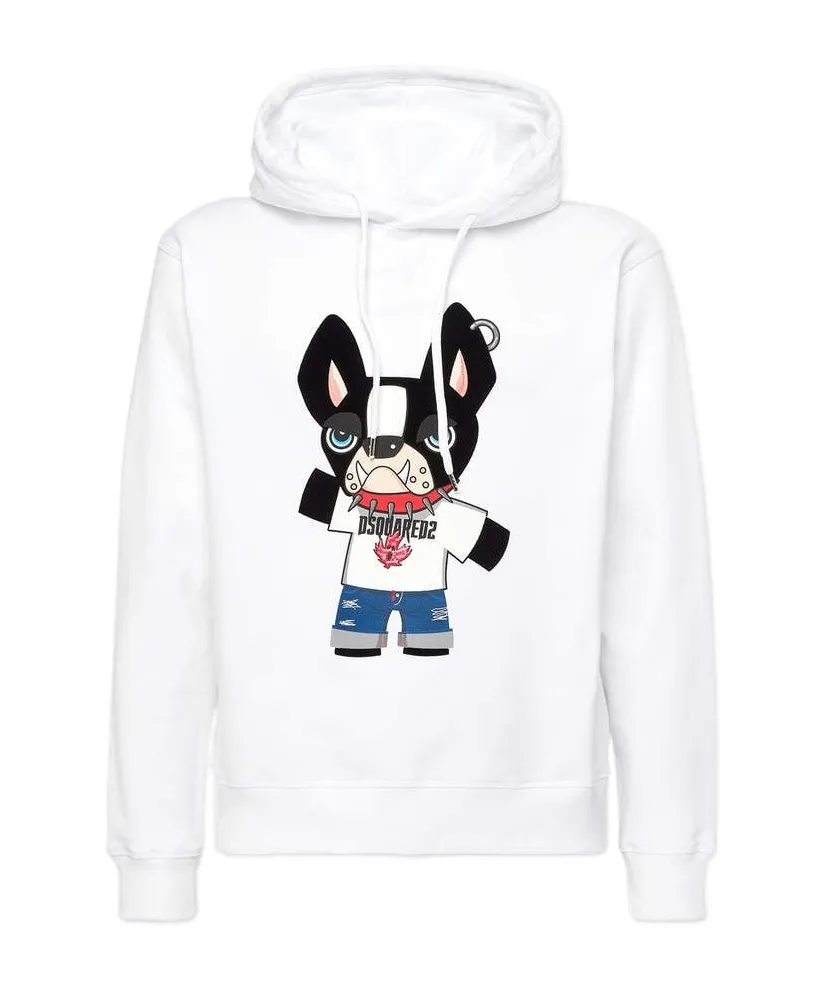 Logo-Print Cotton Hoodie