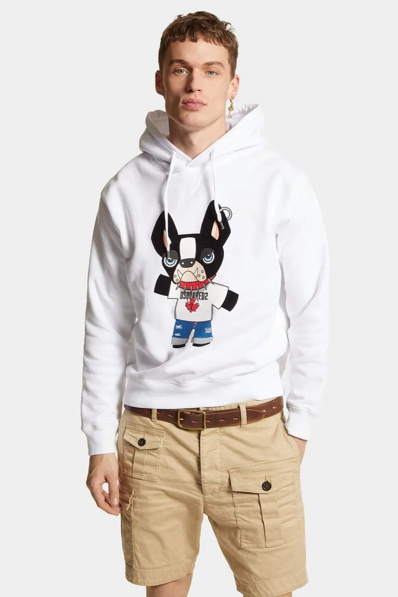 Logo-Print Cotton Hoodie