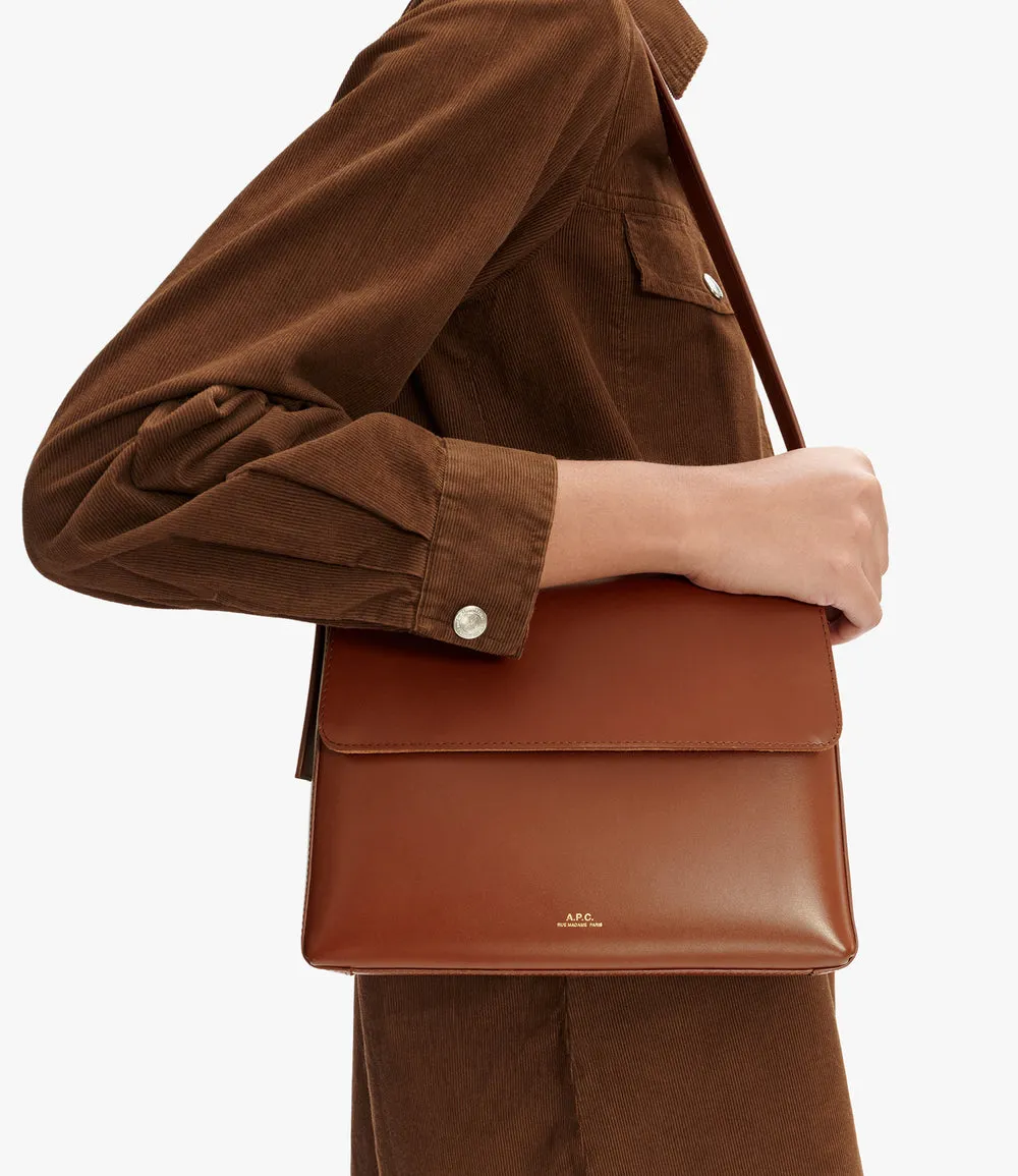 A.P.C. Virginie Logo Printed Shoulder Bag