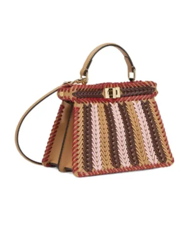 Fendi Peekaboo Iseeu Braided Tote Bag