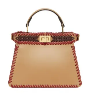 Fendi Peekaboo Iseeu Braided Tote Bag