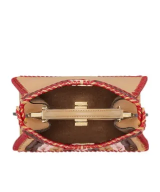 Fendi Peekaboo Iseeu Braided Tote Bag