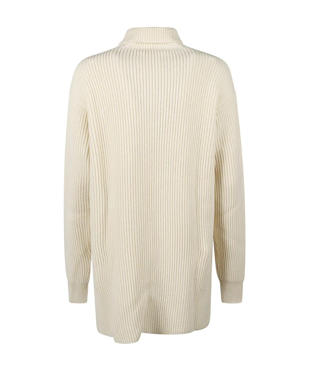 Jil Sander High Neck Oversized Jumper