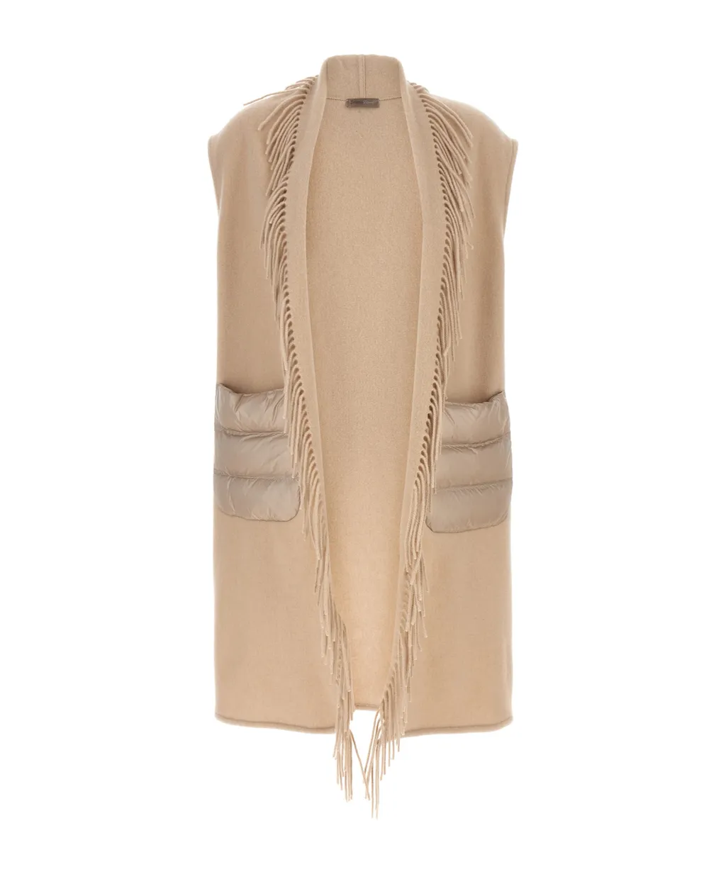 Herno Fringed Detailed Coat