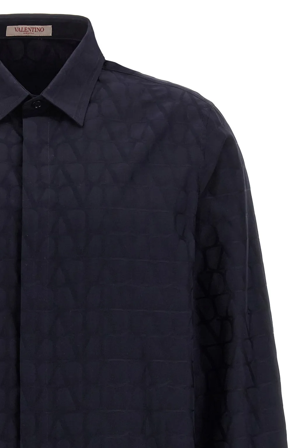Valentino	Toile Iconographe Jacquard Straight Hem Shirt