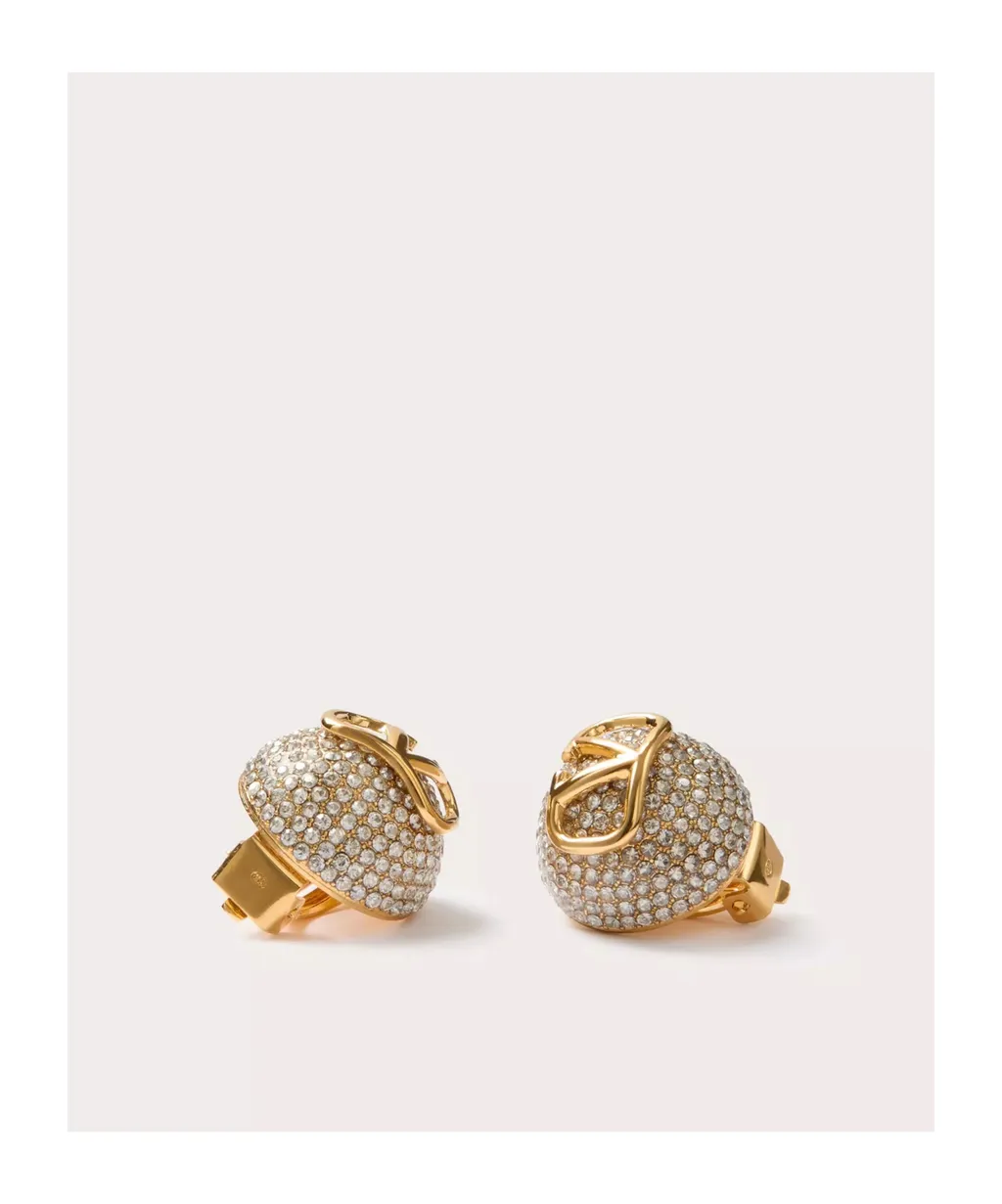 Valentino Vlogo Signature Embellished Earrings