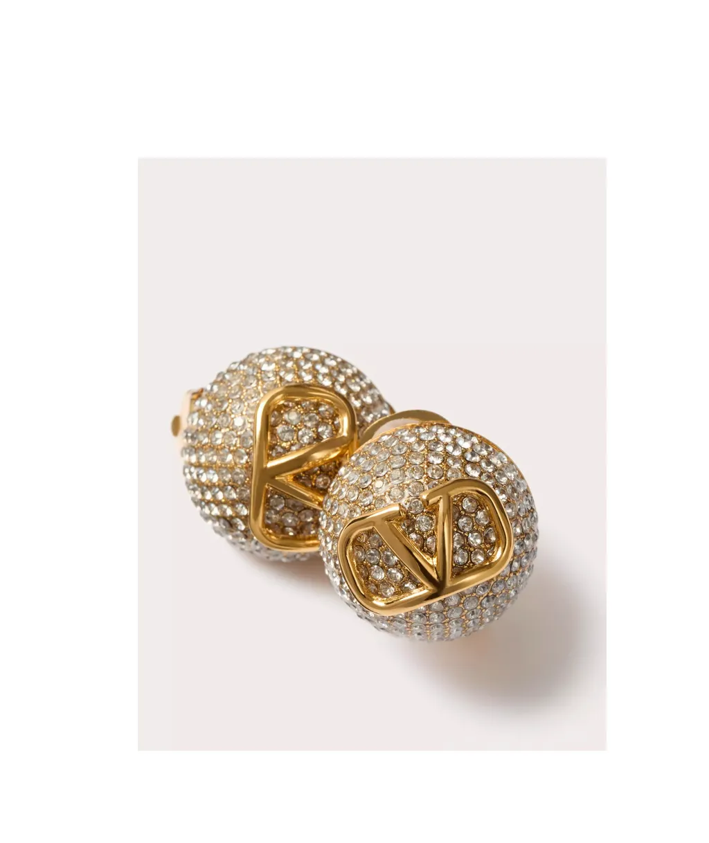 Valentino Vlogo Signature Embellished Earrings