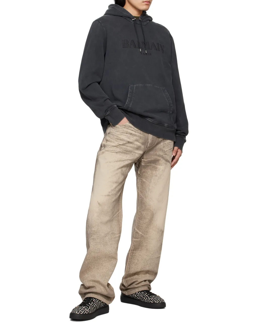 Balmain B Court Low-Top Sneakers