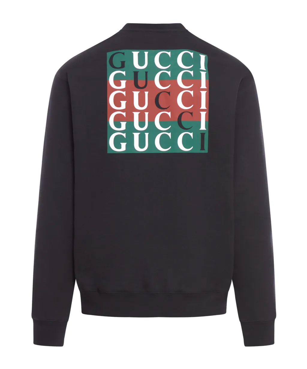 Gucci Logo Printed Crewneck Sweatshirt