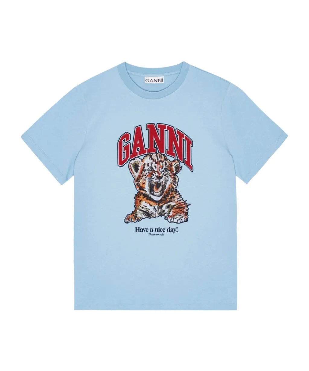 Ganni T-Shirt With Logo