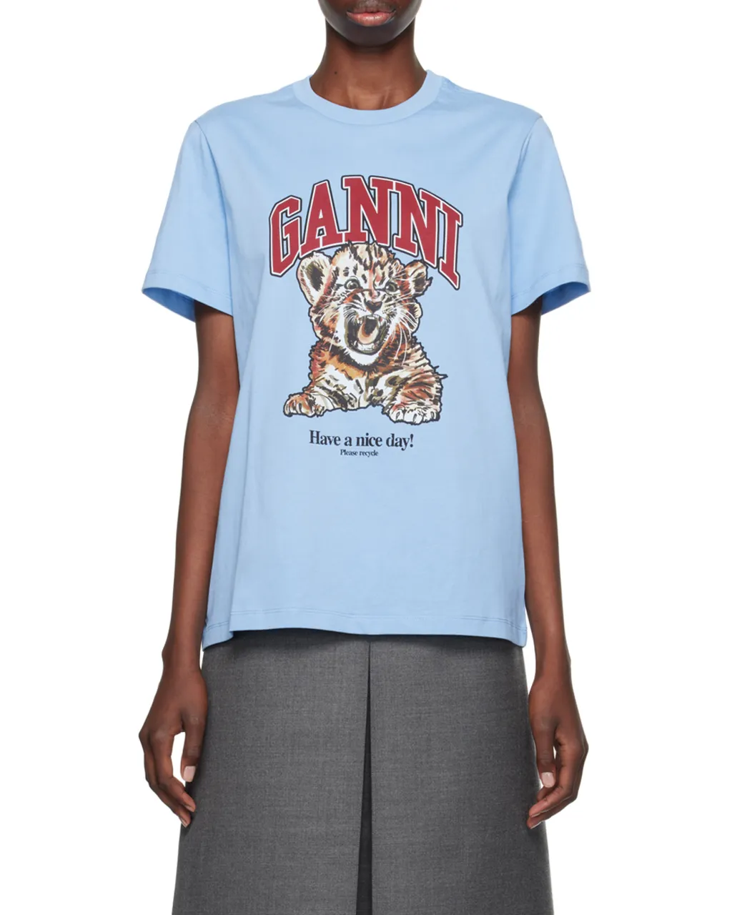 Ganni T-Shirt With Logo