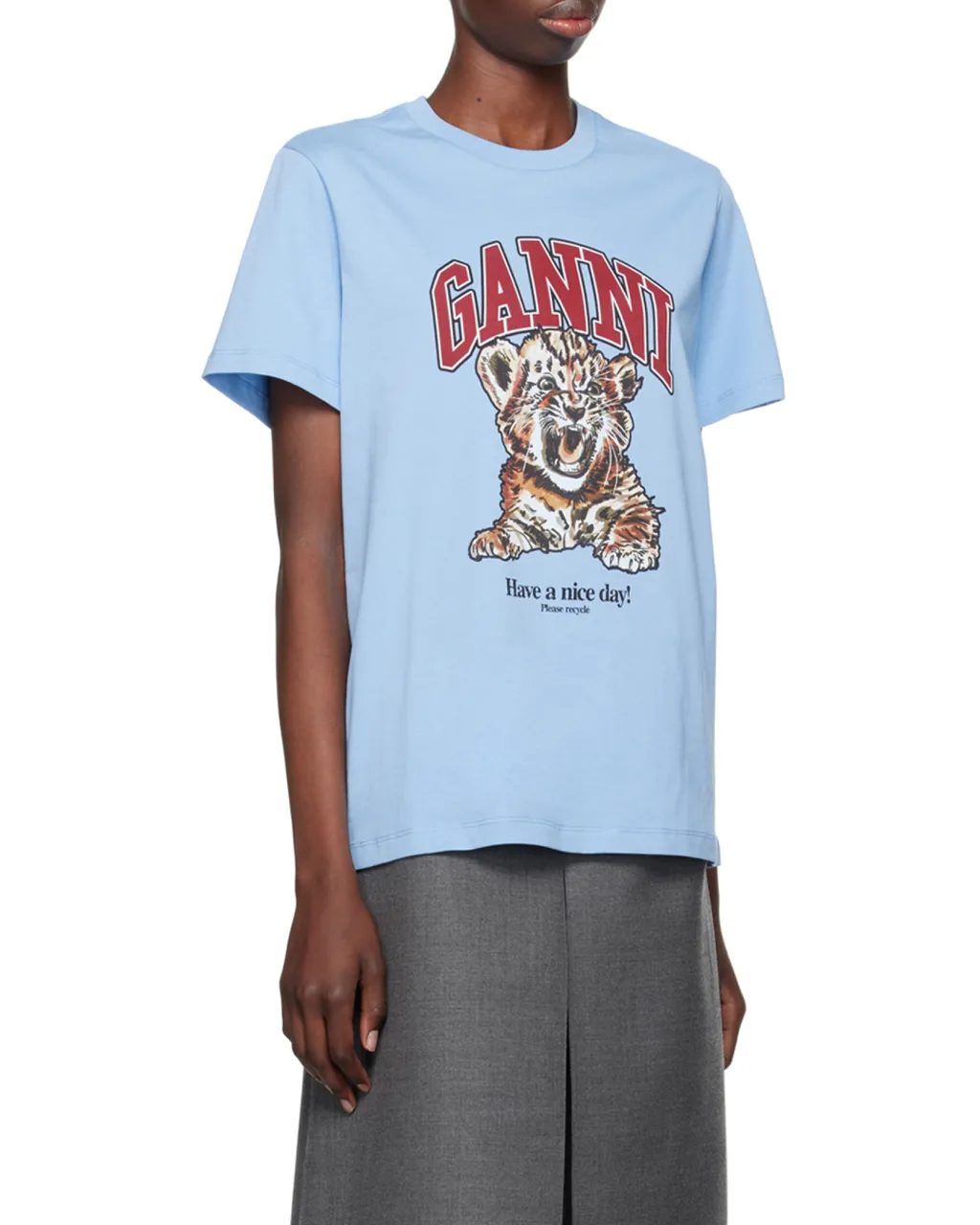 Ganni T-Shirt With Logo