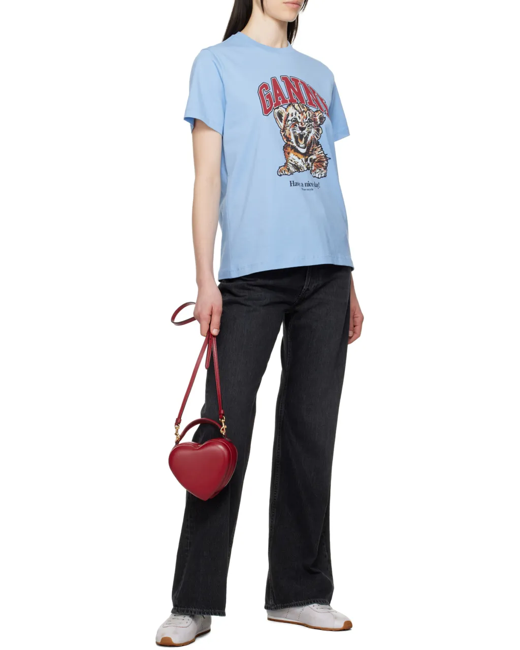 Ganni T-Shirt With Logo
