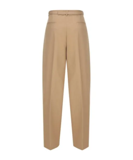 Jill Sander High-Waisted Belted Trousers