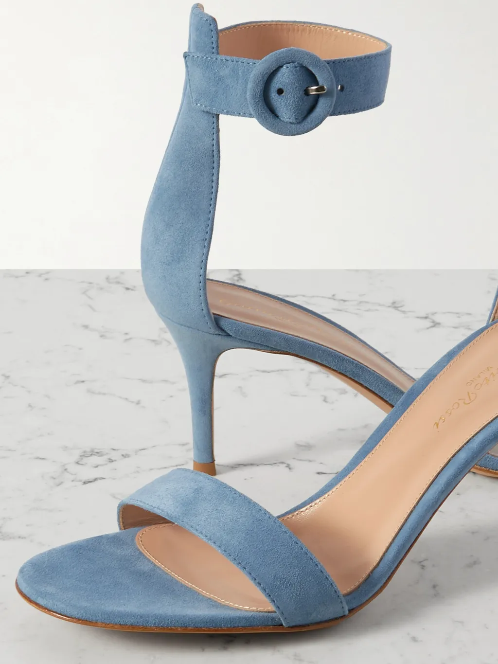Round-Headed High-Heeled Sandals