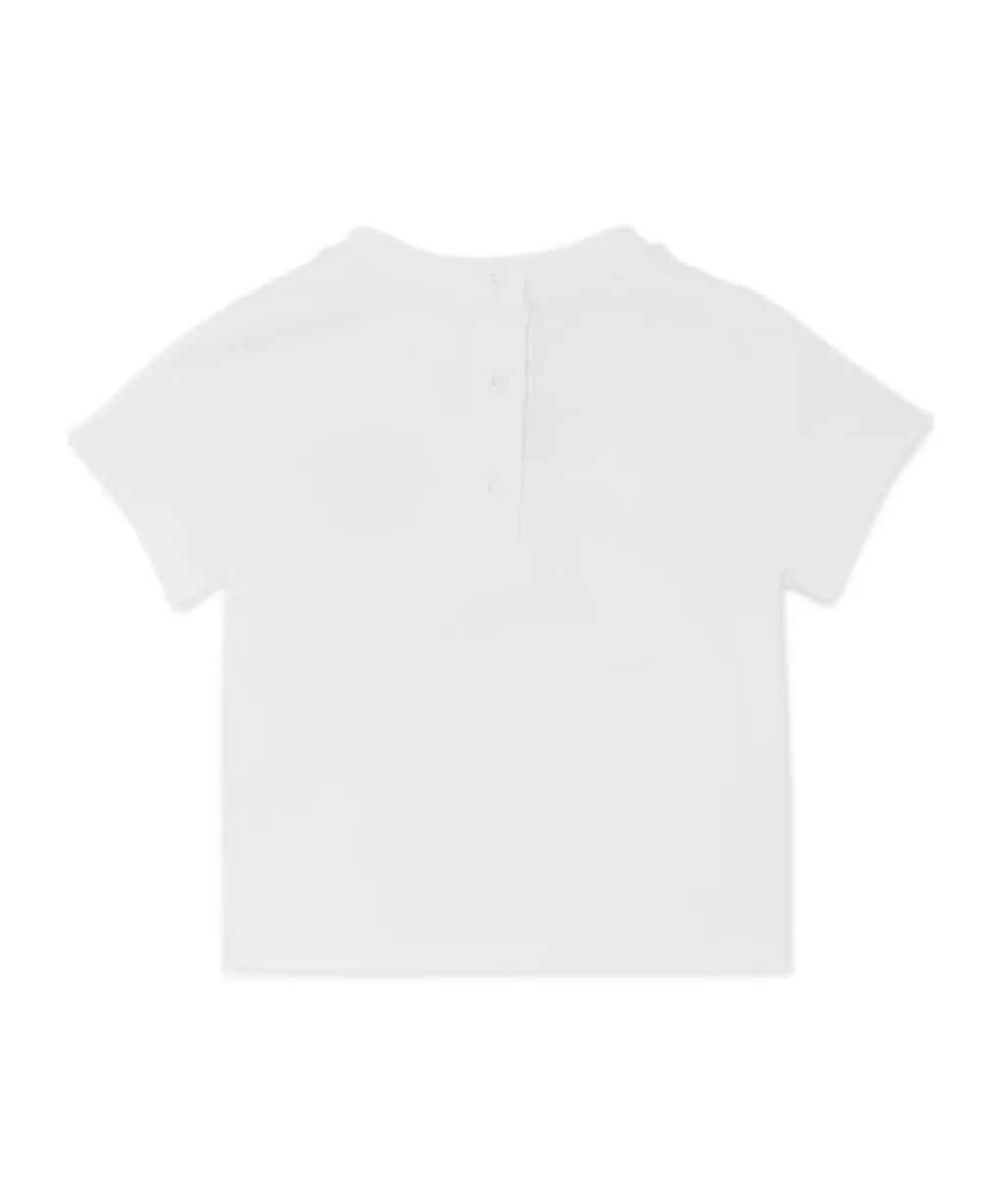 Fendi Kids Logo Embroidered Crewneck T-Shirt