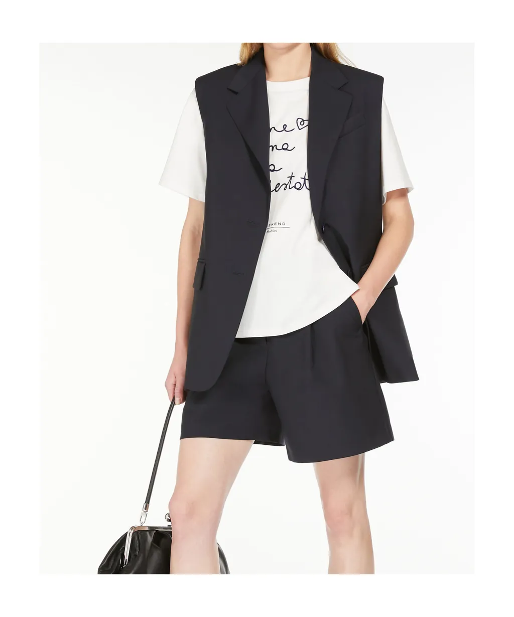 Weekend Max Mara Single-Breasted Sleeveless Gilet