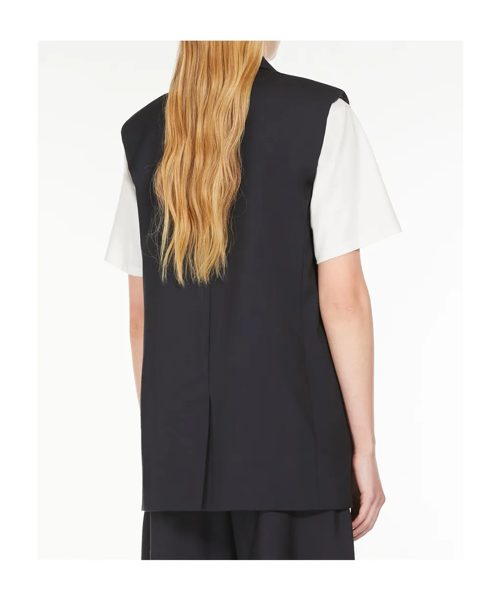 Weekend Max Mara Single-Breasted Sleeveless Gilet