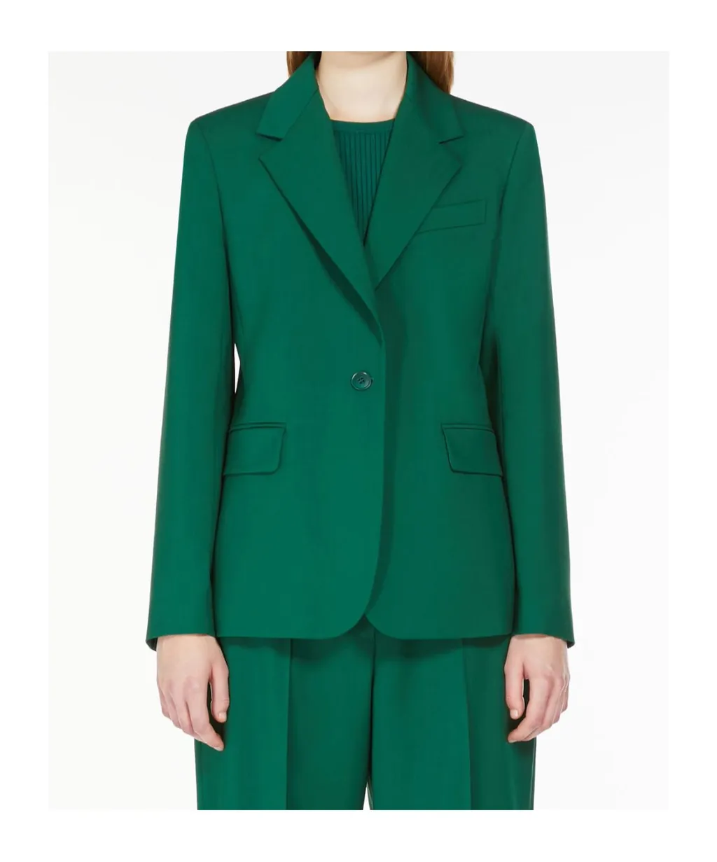 Weekend Max Mara Lamine Single-Breasted Jacket