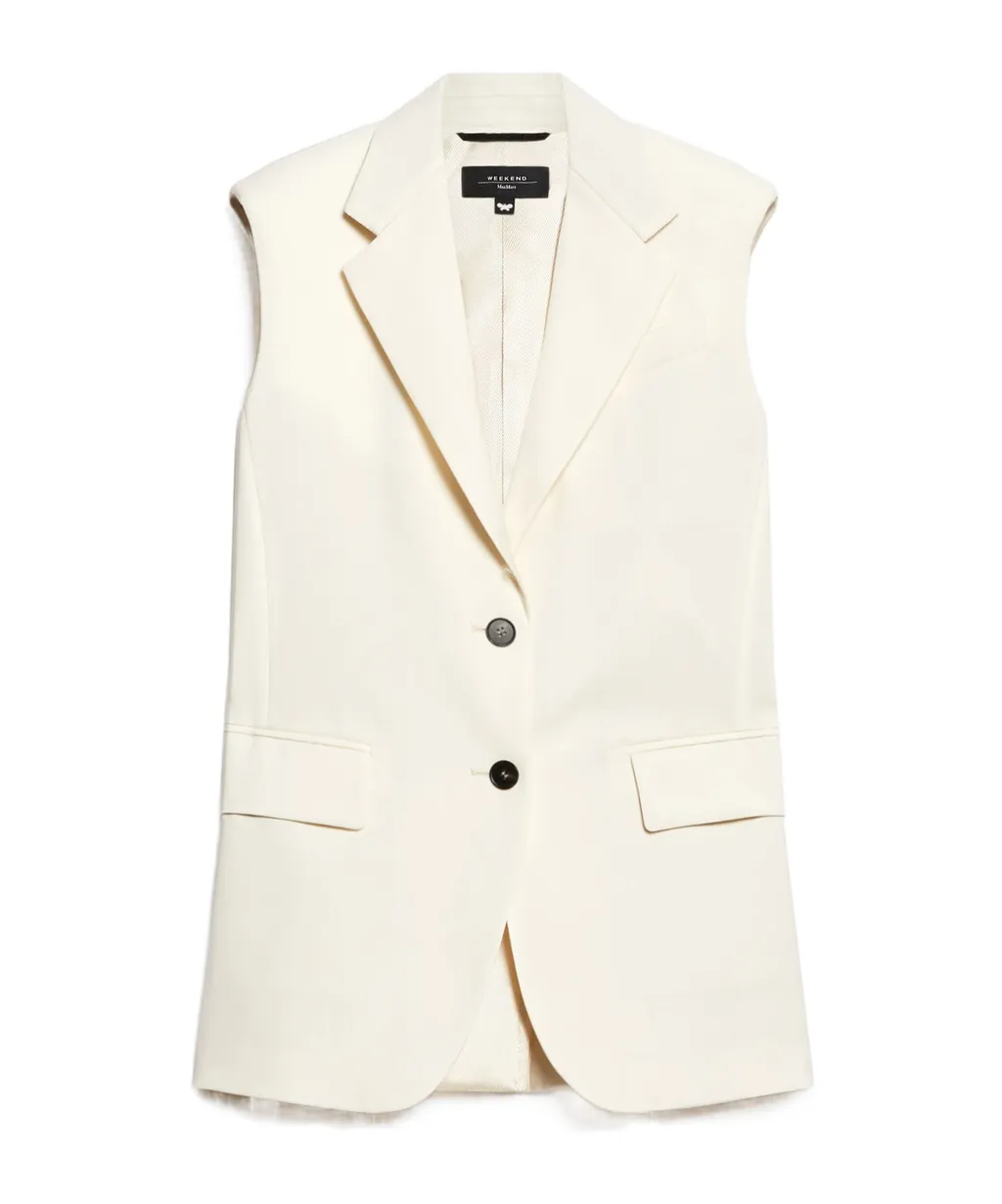 Weekend Max Mara Single-Breasted Sleeveless Gilet