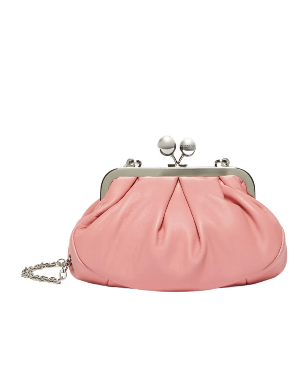 Weekend Max Mara Pasticcino Chain-Link Small Clutch Bag