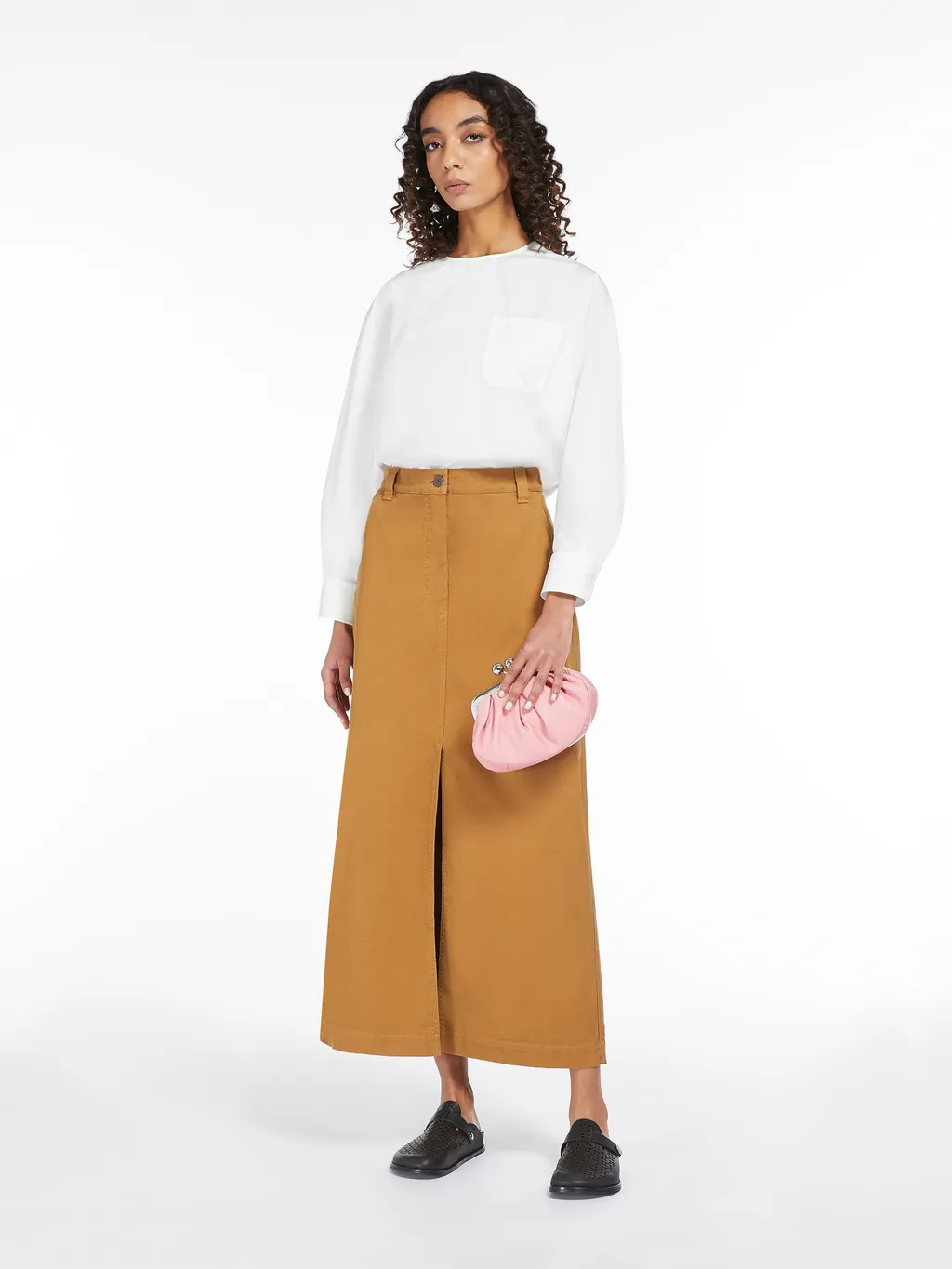 Weekend Max Mara Pasticcino Chain-Link Small Clutch Bag