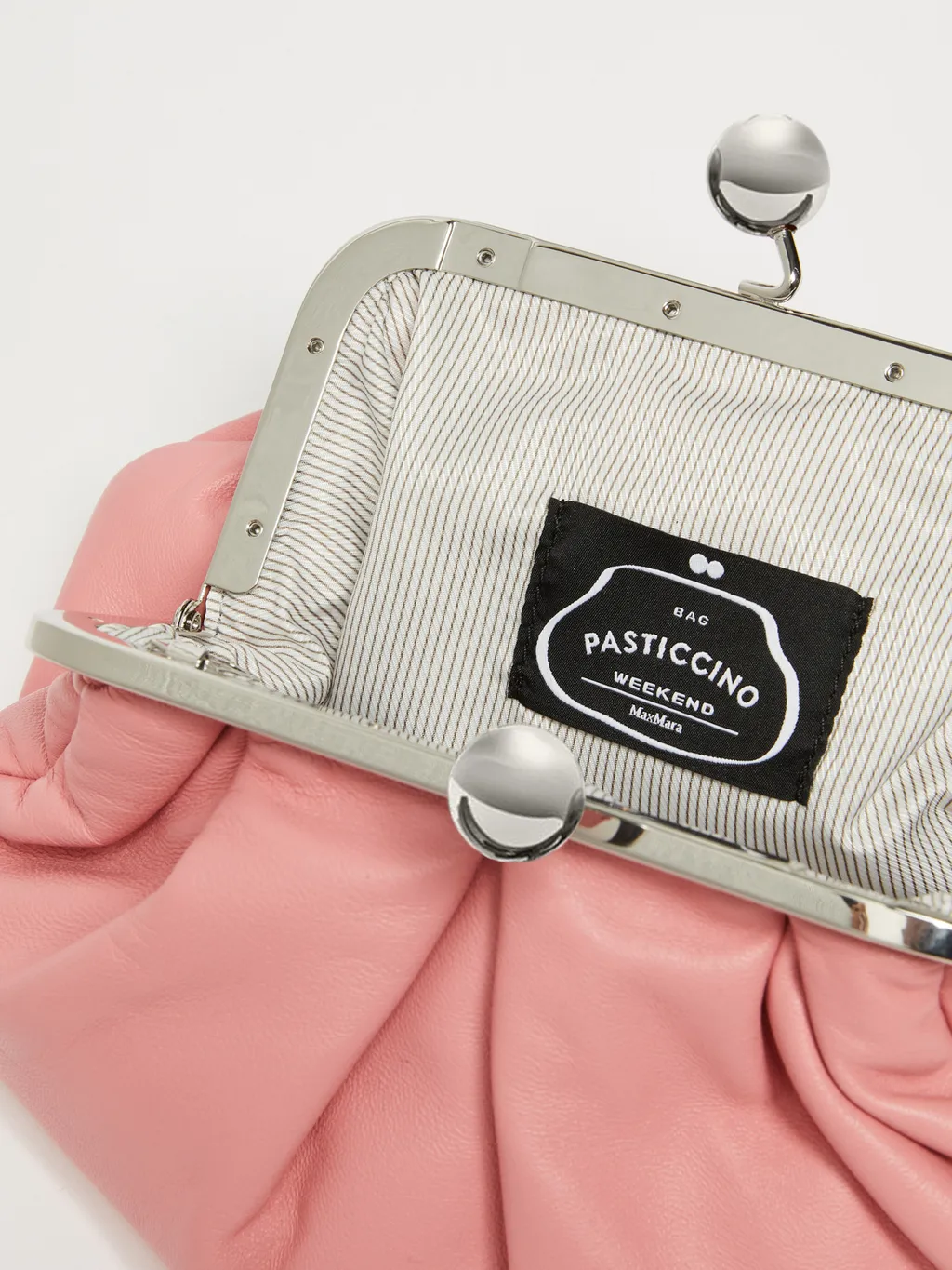 Weekend Max Mara Pasticcino Chain-Link Small Clutch Bag