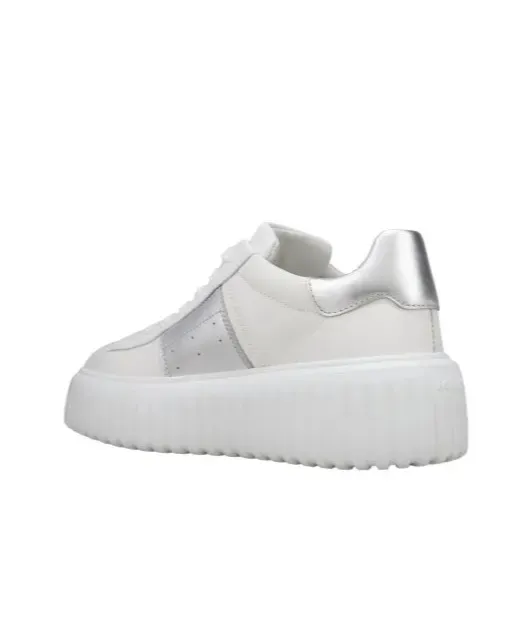Hogan Round-Toe Lace-Up Sneakers