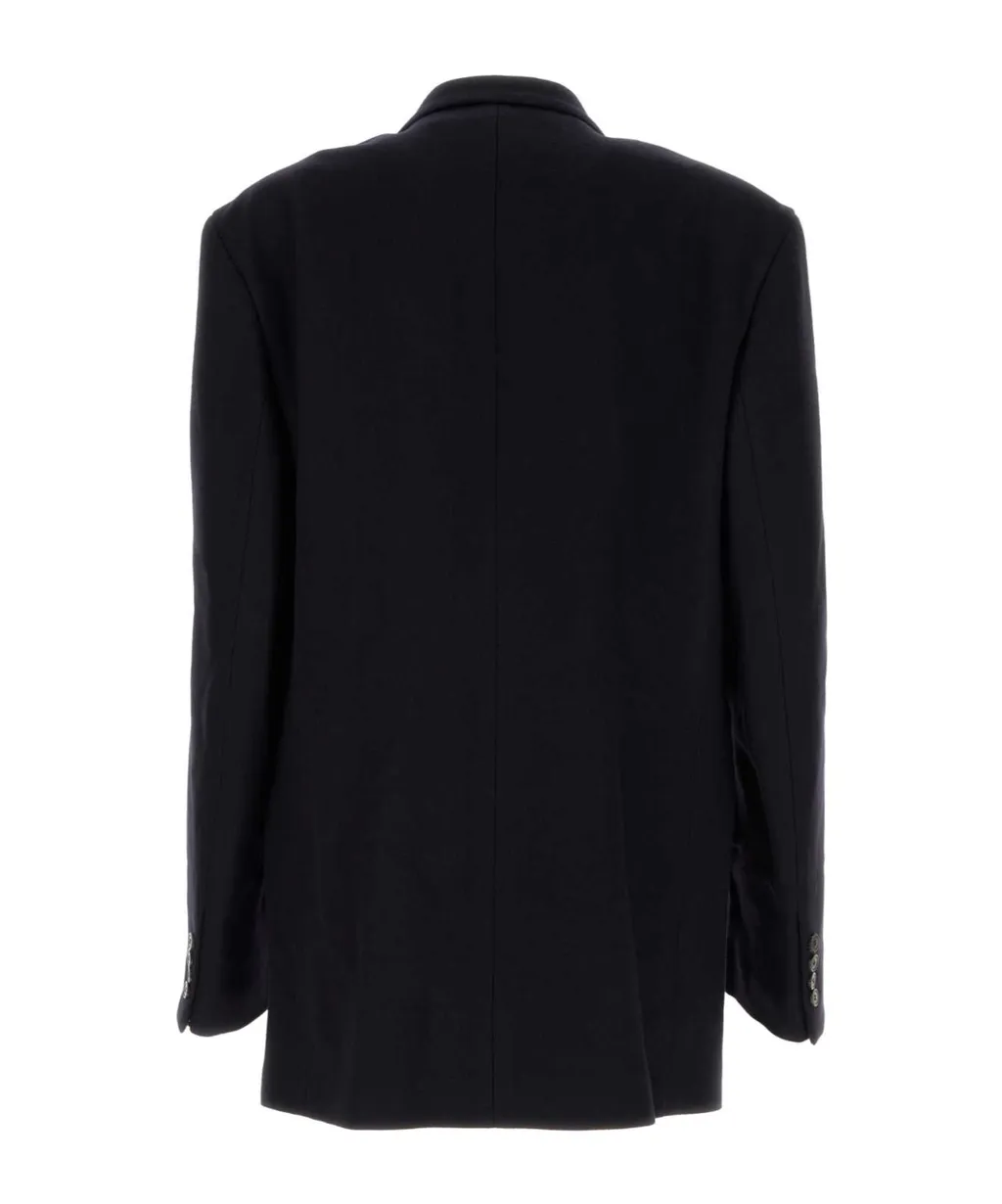Dries Van Noten Double-Breasted Oversized Blazer