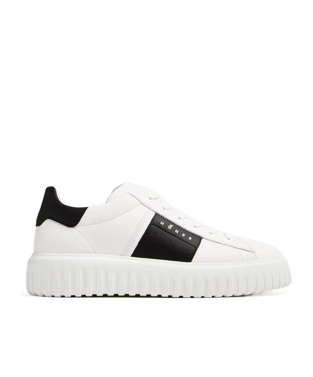 Hogan Round-Toe Lace-Up Sneakers