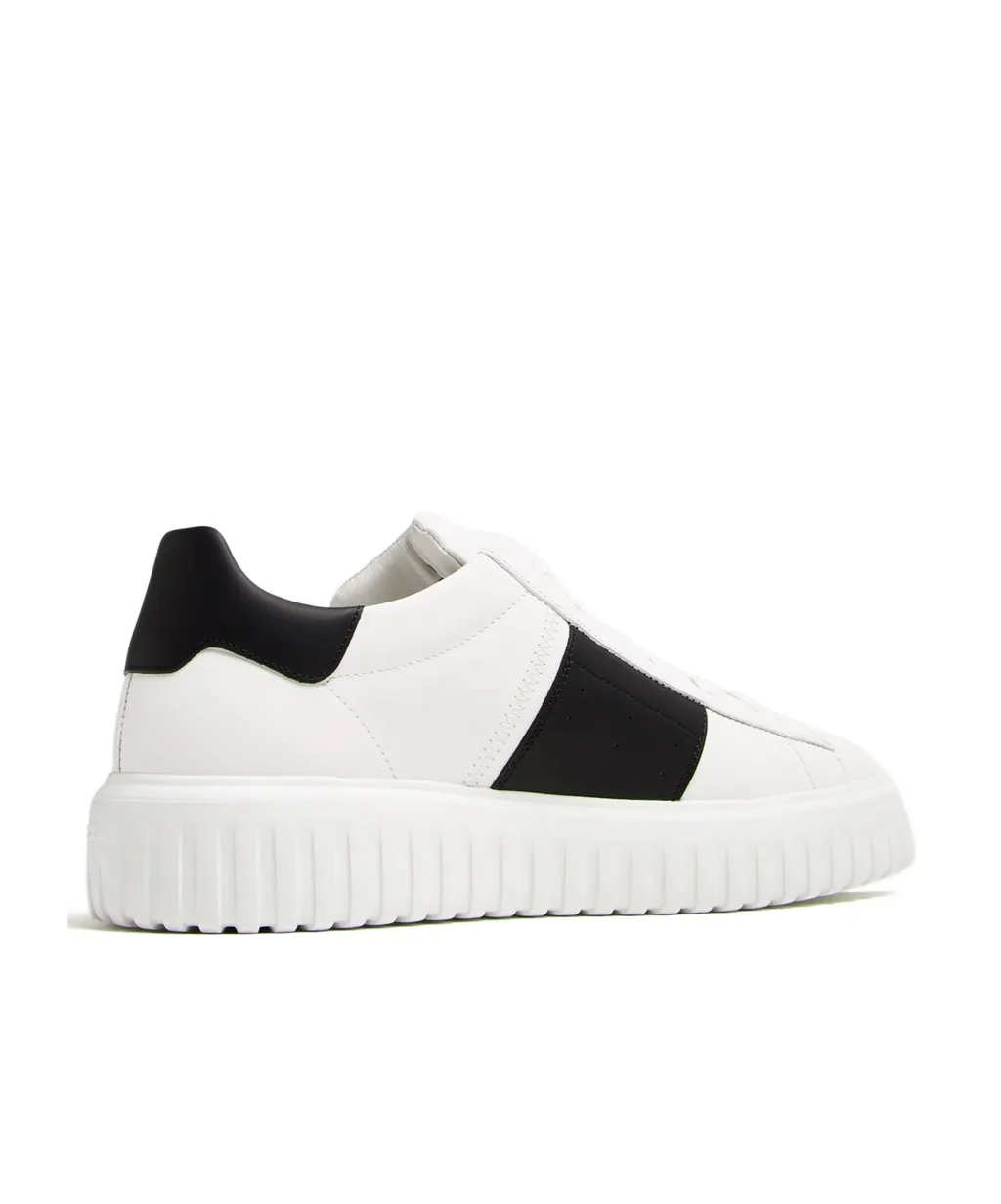 Hogan Round-Toe Lace-Up Sneakers