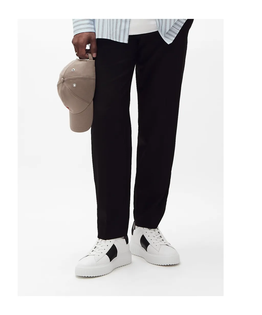 Hogan Round-Toe Lace-Up Sneakers