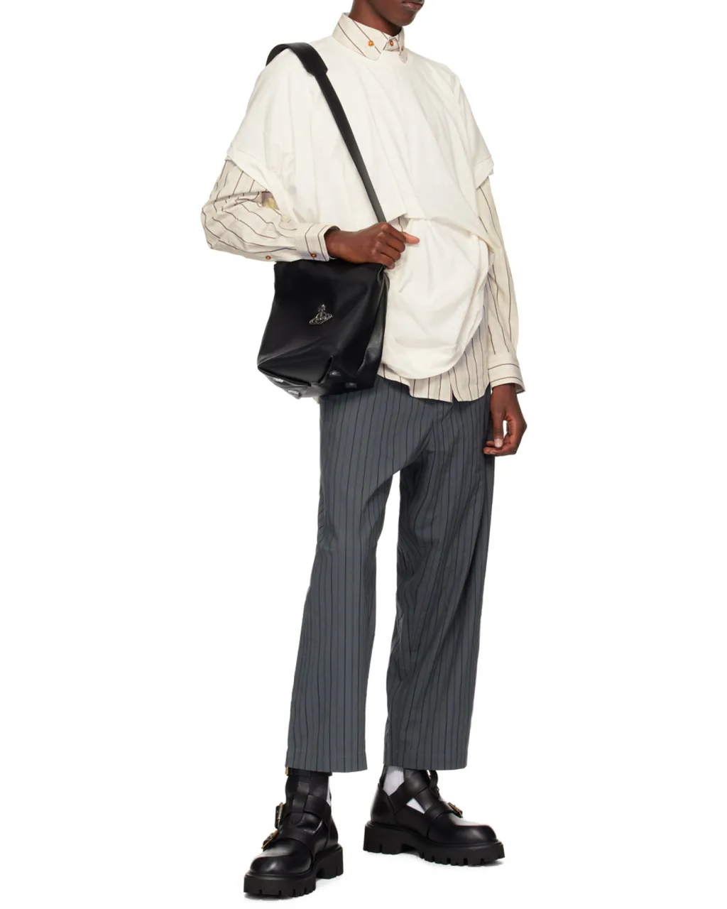Vivienne Westwood Logo Plaque Bucket Bag