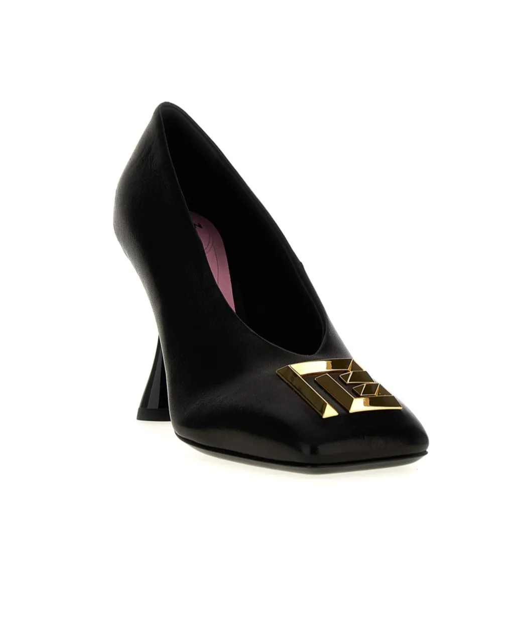 Balmain Eden Logo Plaque Pumps
